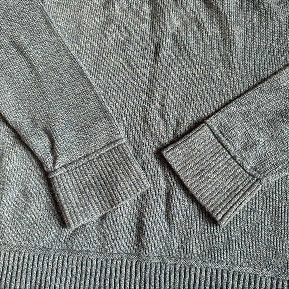 Hollister Men’s Sweater Blue Size Large L Cotton Blend Long Sleeve Pullover - Picture 4 of 9